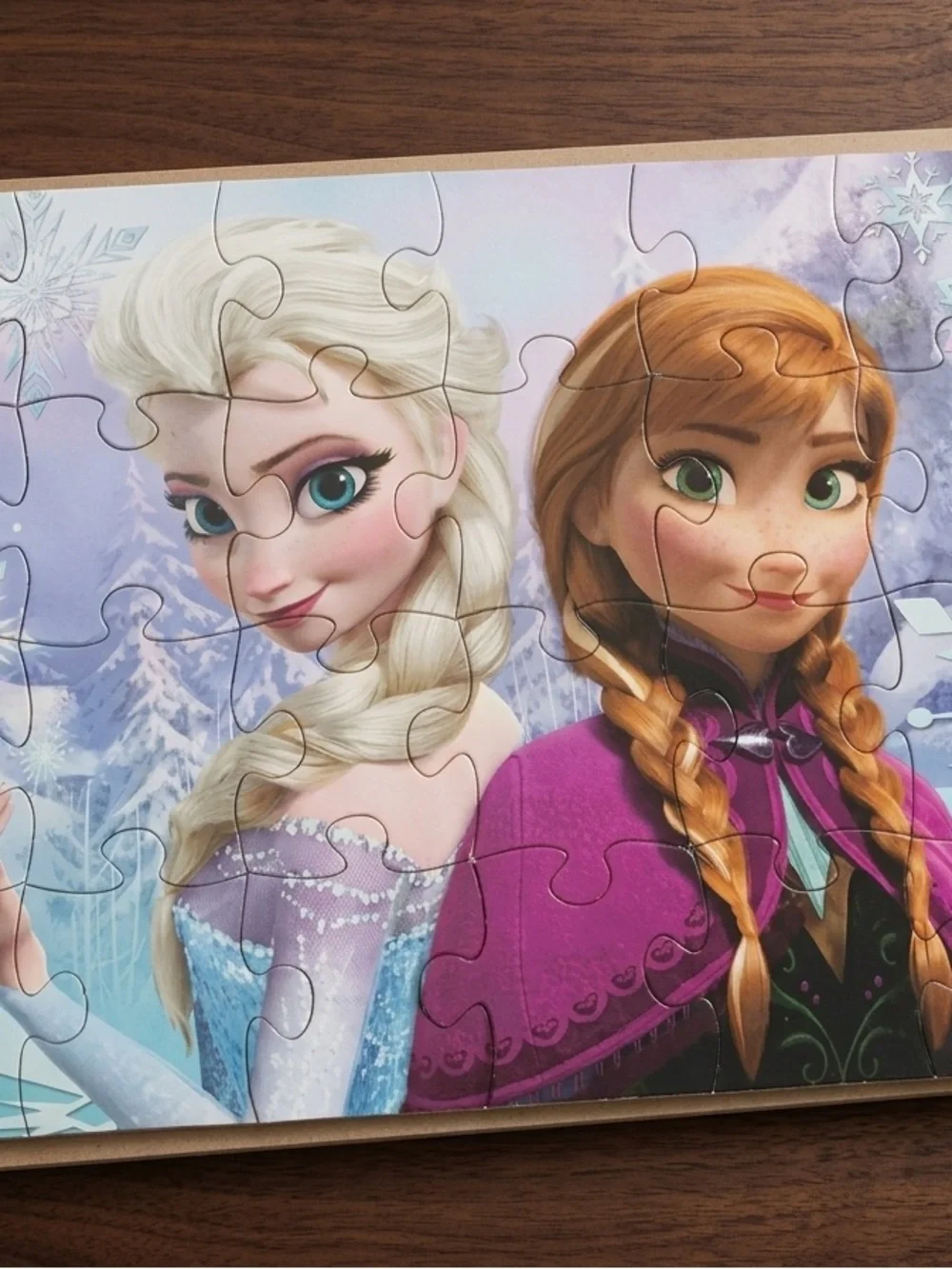 Disney Frozen Wooden Puzzle Bundle – Anna, Elsa & Friends – Kids Jigsaw Lot